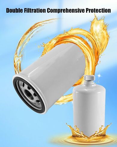 فلتر الوقود وفلتر فاصل المياه يحل محل FF100-2 WS100، مناسب لدودج رام 2500 3500 Powerstroke Cummins Duramax Diesel، 4 قطع in Saudi Arabia