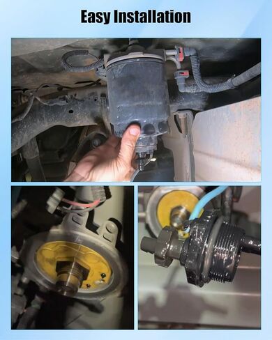 فلتر الوقود وفلتر فاصل المياه يحل محل FF100-2 WS100، مناسب لدودج رام 2500 3500 Powerstroke Cummins Duramax Diesel، 4 قطع in Saudi Arabia