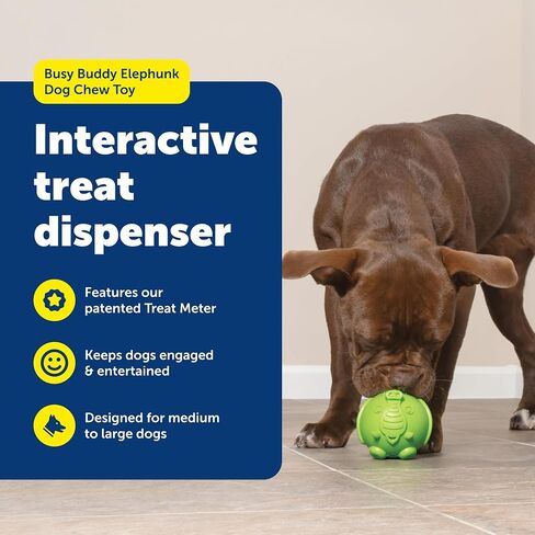 PetSafe Busy Buddy Hippster Dog Chew Toy - Treat Dispenser - Small Medium/Large in Saudi Arabia