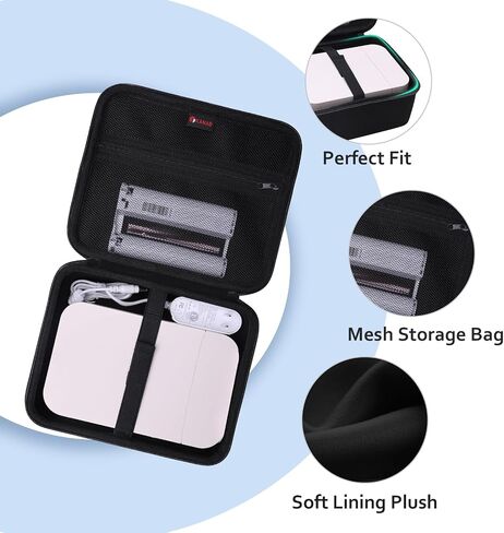 XANAD Hard Case for Liene M100 4x6 / HPRT Photo Printer 4x6 Instant Picture Printer (Black) in Saudi Arabia