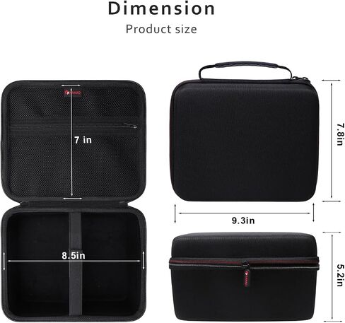XANAD Hard Case for Liene M100 4x6 / HPRT Photo Printer 4x6 Instant Picture Printer (Black) in Saudi Arabia