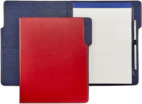 محفظة Hugo - صورة جرافيكية لديكور المنزل من الجلد باللون الأحمر - إكسسوارات ديكور ممتازة - صُنعت في الولايات المتحدة الأمريكية in Saudi Arabia