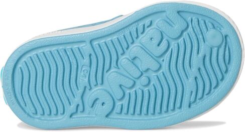 Native Shoes Kids Jefferson (طفل صغير/طفل صغير) - الجزء العلوي والبطانة من مادة EVA - ثقوب للتحكم في درجة الحرارة أخضر روكي/أبيض صدفي 4 طفل صغير M in Saudi Arabia