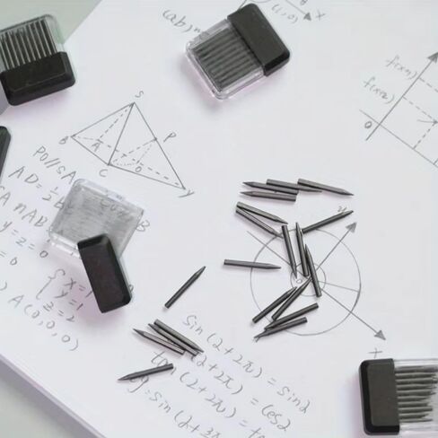 Simple Pratical Pfofessional Metal Compass Set with Lead core Math Geometry Circle Drawing Tools Office Supplies Stationery Gift in Saudi Arabia
