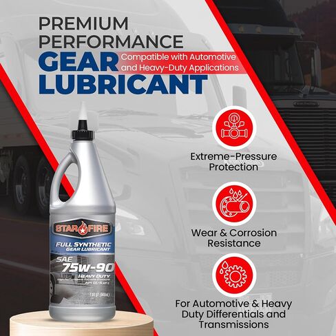 StarFire Full Synthetic 75W90 Gear Lubricant 1 QT Squirt Bottle in Saudi Arabia