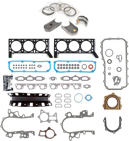MA-5741119867-2 Full Gasket Set Bearings Rings Compatible With/For 07-11 Jeep Wrangler 3.8L V6 OHV in Saudi Arabia