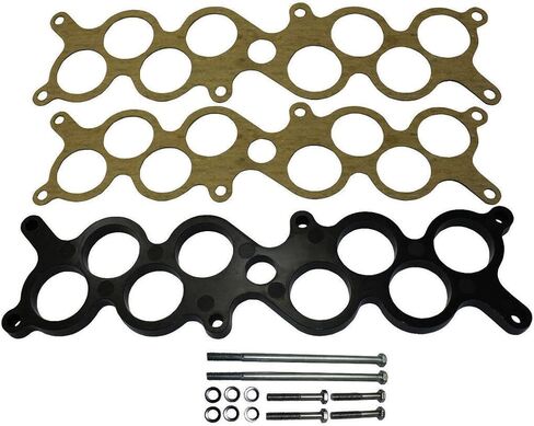 Pirate Mfg 1/2" Phenolic Intake Manifold Heat Spacer Kit, Compatible with Mustang 1987-93 5.0L 5.0 GT-40 in Saudi Arabia