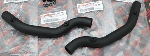2 x fits Yamaha Banshee MID PIPES for stock OEM factory exhaust pipes L + R in Saudi Arabia