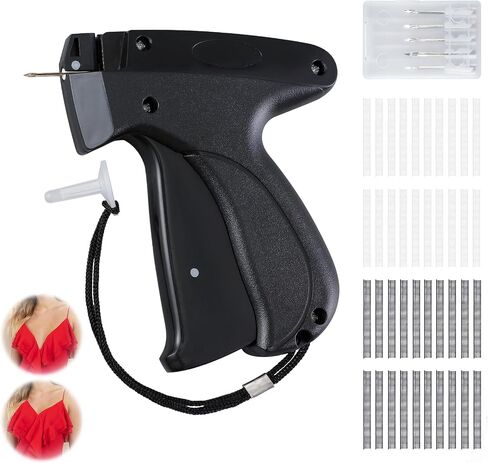 Black Quick Stitch Sewing Gun - Includes 6 Mini Needles and 4000pcs Fasteners (2000 Black & 2000 White) Clothing Stitch Gun Quick Stitchy Sewing Kit in Saudi Arabia
