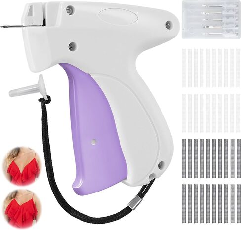 Black Quick Stitch Sewing Gun - Includes 6 Mini Needles and 4000pcs Fasteners (2000 Black & 2000 White) Clothing Stitch Gun Quick Stitchy Sewing Kit in Saudi Arabia