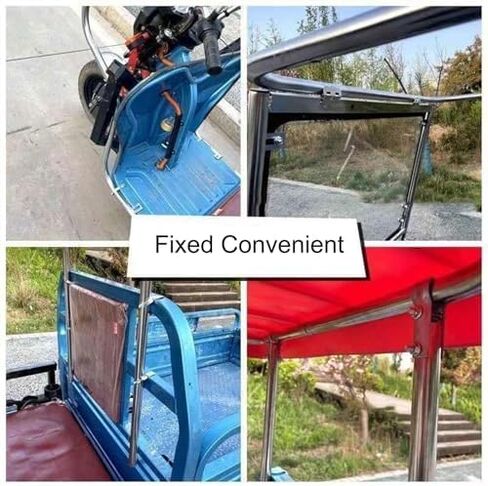 Premium Waterproof Trike Cover for Electric Tricycles & 3-Wheel Motorcycles - Outdoor/Indoor Storage, Durable Canopy (Red, 90cm/35.4in) in Saudi Arabia