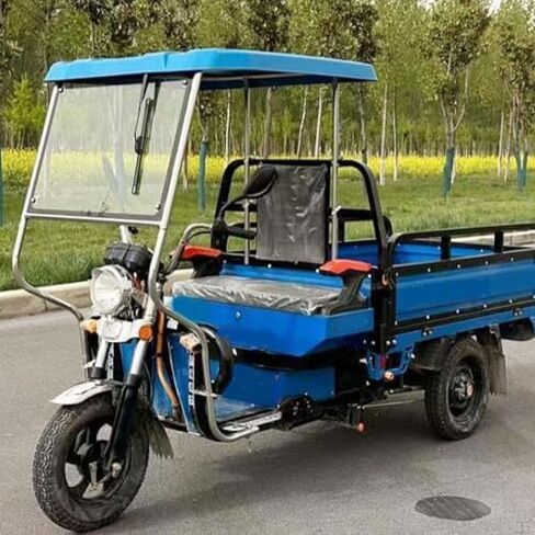 Premium Waterproof Trike Cover for Electric Tricycles & 3-Wheel Motorcycles - Outdoor/Indoor Storage, Durable Canopy (Red, 90cm/35.4in) in Saudi Arabia