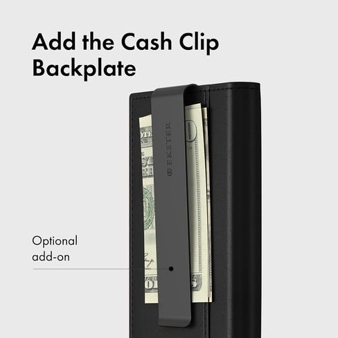 Ekster Men's Wallet Pro | RFID حظر البرلمان الجلود محفظة الحد الأدنى | يحمل 14 بطاقة ونقد | حامل بطاقة ضئيلة للرجال مع زر الضغط المصمم للوصول السريع عن البطاقة | البحرية in Kuwait