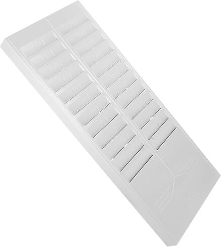 ABOOFAN Wall-Mounted Cards Holder Rack Retractable Attendance Card Storage Shelf Sturdy Material for Office Classroom Kitchen Organization and Classification Random Color in Saudi Arabia