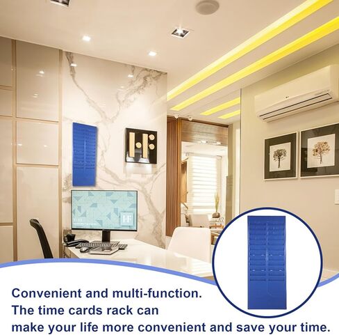 ABOOFAN Wall-Mounted Cards Holder Rack Retractable Attendance Card Storage Shelf Sturdy Material for Office Classroom Kitchen Organization and Classification Random Color in Saudi Arabia