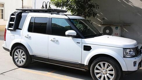 Side Window Roof Steps Ladder Fits for Land Rover Discovery 4 LR4 L319 2009–2016 Accessories Foldable Liftable Black in Saudi Arabia