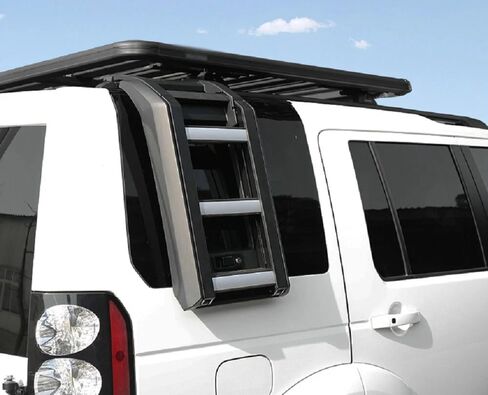 Side Window Roof Steps Ladder Fits for Land Rover Discovery 4 LR4 L319 2009–2016 Accessories Foldable Liftable Black in Saudi Arabia