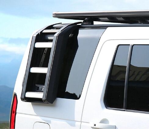 Side Window Roof Steps Ladder Fits for Land Rover Discovery 4 LR4 L319 2009–2016 Accessories Foldable Liftable Black in Saudi Arabia