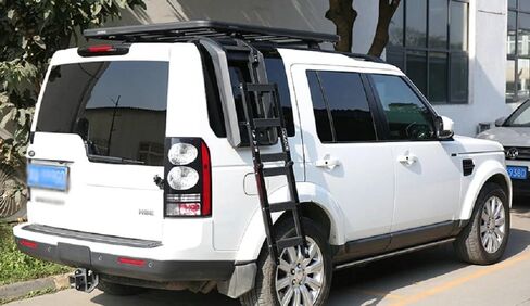 Side Window Roof Steps Ladder Fits for Land Rover Discovery 4 LR4 L319 2009–2016 Accessories Foldable Liftable Black in Saudi Arabia