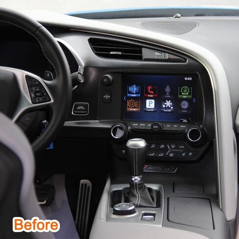ستيريو سيارة 9.3 بوصة لسيارة شيفروليه كامارو C7 2013 2014 2015 2016 2017 2018 2019 Android 14 IPS Screen GPS Navigation Radio with Carplay Android Auto Bluetooth SWC DSP RDS 4G WiFi(8+256GB) in Kuwait