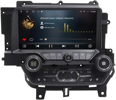 ستيريو سيارة 9.3 بوصة لسيارة شيفروليه كامارو C7 2013 2014 2015 2016 2017 2018 2019 Android 14 IPS Screen GPS Navigation Radio with Carplay Android Auto Bluetooth SWC DSP RDS 4G WiFi(8+256GB) in Kuwait
