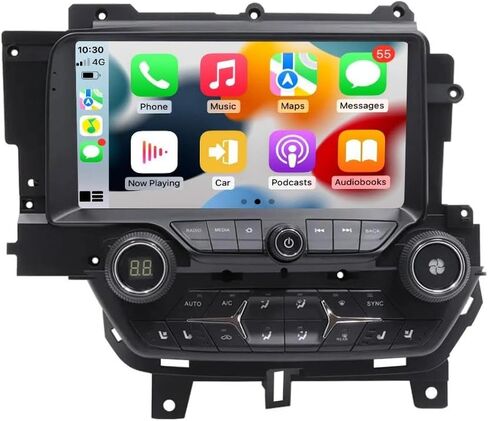 ستيريو سيارة 9.3 بوصة لسيارة شيفروليه كامارو C7 2013 2014 2015 2016 2017 2018 2019 Android 14 IPS Screen GPS Navigation Radio with Carplay Android Auto Bluetooth SWC DSP RDS 4G WiFi(8+256GB) in Kuwait
