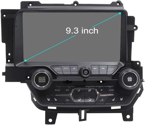 ستيريو سيارة 9.3 بوصة لسيارة شيفروليه كامارو C7 2013 2014 2015 2016 2017 2018 2019 Android 14 IPS Screen GPS Navigation Radio with Carplay Android Auto Bluetooth SWC DSP RDS 4G WiFi(8+256GB) in Kuwait
