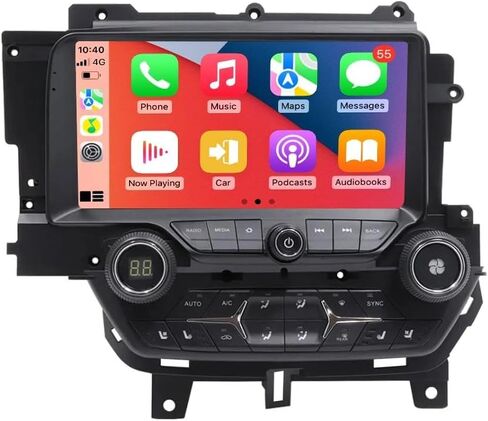 ستيريو سيارة 9.3 بوصة لسيارة شيفروليه كامارو C7 2013 2014 2015 2016 2017 2018 2019 Android 14 IPS Screen GPS Navigation Radio with Carplay Android Auto Bluetooth SWC DSP RDS 4G WiFi(8+256GB) in Kuwait