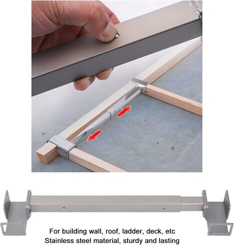 Framing Spacing Tool Expandable 16 to 24 Inch Adjustable 90 Degree Corner Clamp Layout Jig for Woodworking Construction Projects Stainless Steel in Saudi Arabia