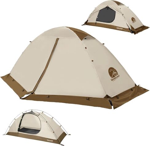 1-Person Backpacking Tent for 4-Season - Winter Waterproof Tent for One Person, Lightweight Camping Tent for Backpacking, Easy Set Up Cold Weather Tent by Underwood Aggregator in Saudi Arabia