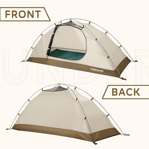 1-Person Backpacking Tent for 4-Season - Winter Waterproof Tent for One Person, Lightweight Camping Tent for Backpacking, Easy Set Up Cold Weather Tent by Underwood Aggregator in Saudi Arabia