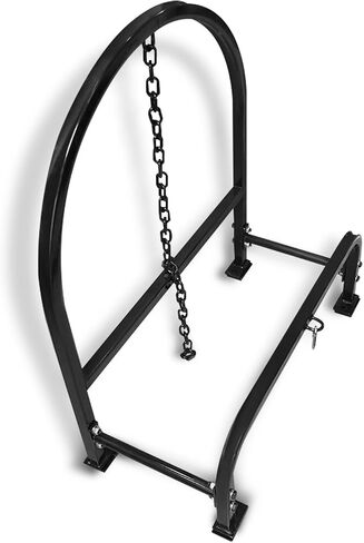 Spare Tire Carrier with Mounting Replacement for Freightliner Volvo Kenworth Mack International Peterbilt,Glossy Black-51Inches in Saudi Arabia