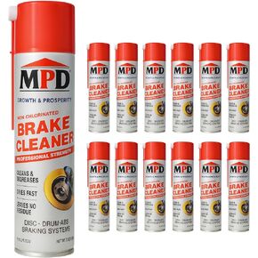 MPD - GP Non-Chlorinated Brake Cleaner – Fast-Drying Automotive Brake Parts Cleaner for Metal Components – Removes Grease, Oil & Brake Dust, Residue-Free, Professional-Grade Formula, 14oz (Pack of 1) in Kuwait