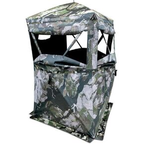 Primos Hunting Primos Hide-N-Sneak Hunting Blind, 270 Degree Ground Blind with Silent Slide Windows in Veil Camo in Kuwait
