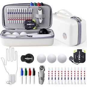 Golf Gifts for Golfers Men Women, 23Pcs Golf Accessories Kit Must Have Golf Balls Golf Tees Glove Holder Golf Ball Liner Pen Divot Repair Tool Score Counter, DIY Gift for Christmas Day Birthday in Saudi Arabia