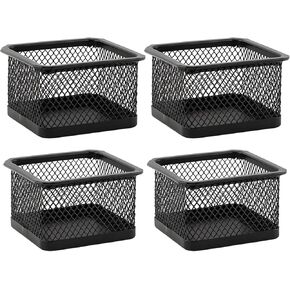 Paper Clip Holder for Desk, Paperclip Holders Mesh Paperclip Dispenser Organizer for Desk Binderclip Bobby Pin Holder Container for Home Office School(SIZE:2pcs) in Kuwait
