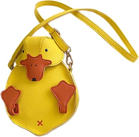 Duck Purse Small PU Leather Crossbody Bag 3D Cartoon Duckling Shoulder Bag Coin Purse Clutch Wallet for Women in Kuwait