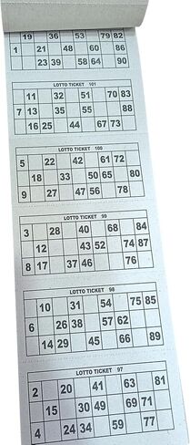 Tambola Lotto Housie Tickets, 600 Perforated Tickets in Saudi Arabia