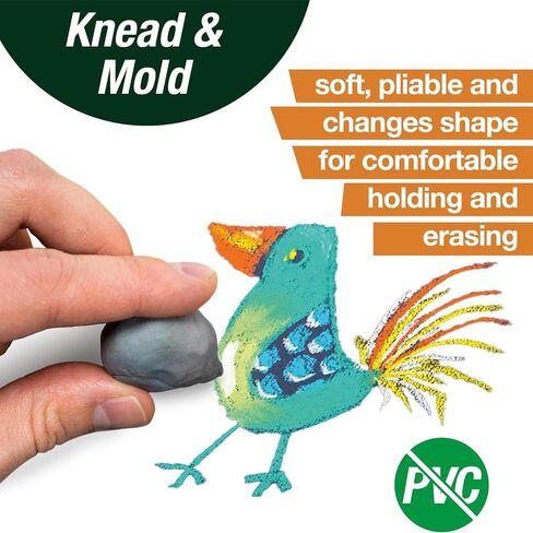 Artist Supply Erasers – Premium Kneadable Eraser for Drawing, Charcoal, Graphite & Pastel Art in Saudi Arabia