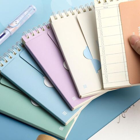Pack of 5 Portable Vocabulary Notebooks with Learning Methods and SelfTesting Design for Efficient Study in Saudi Arabia