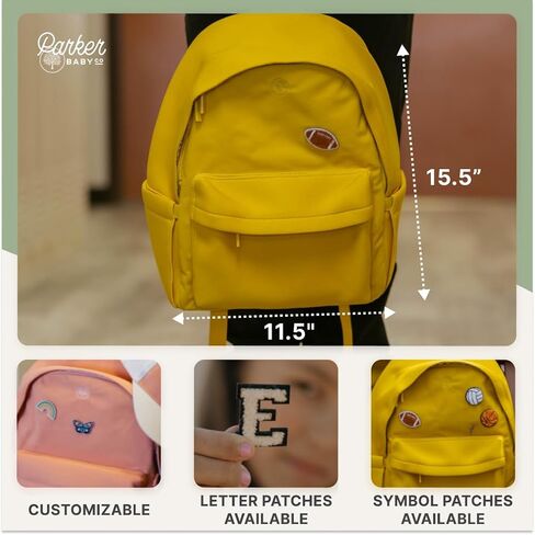 Parker Kids Backpack | Tear-Resistant & Comfortable Backpack for Kids with Patch Customization | Play-Proof Kid School Bag in Saudi Arabia