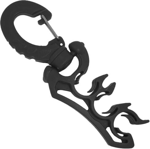 Scuba Choice Scuba Diving Dive Triple Hose Holder with Clip, Black in Saudi Arabia