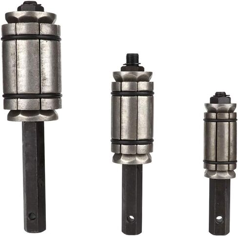 Tail Pipe Expander 3Pcs Set, Muffler Spreader Tool with Portable Storage Case, Adjusts 1-1/8 to 3-1/2 for Automotive Exhaust Repair in Saudi Arabia