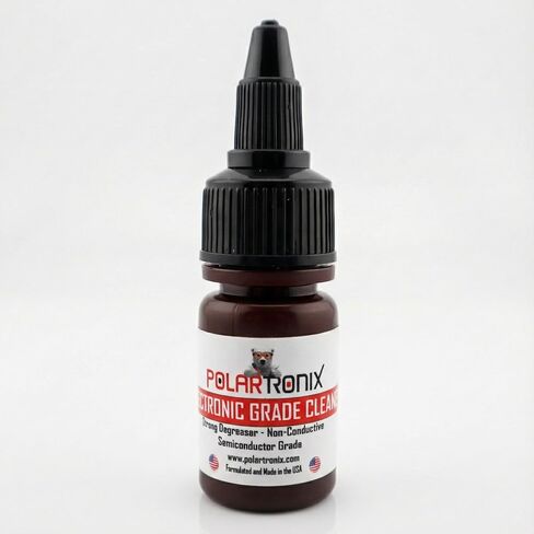 Electronic Grade Cleaner - Flux Remover & Thermal Paste Cleaner – No Residue, Fast Evaporation, Safe for Circuit Boards, CPUs, GPUs – 15ml in Saudi Arabia