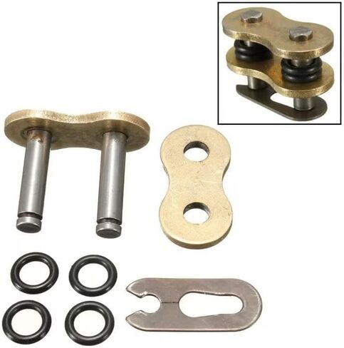Gold Sprocket wheel For 530 530H O-Ring Chain Connecting Master Link For Honda Yamaha Suzuki Kawasaki Chains and Sprockets, Master Links in Saudi Arabia
