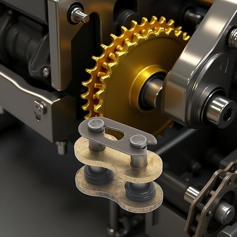 Gold Sprocket wheel For 530 530H O-Ring Chain Connecting Master Link For Honda Yamaha Suzuki Kawasaki Chains and Sprockets, Master Links in Saudi Arabia