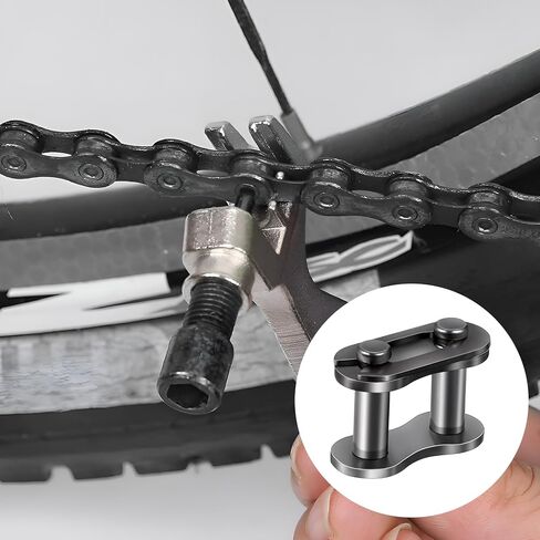 8pcs #25 Roller Chain Offset Link, Heavy Duty Alloy Metal Crank Links for Bicycles, Heat Resistance Chain Connecting Links for Motorcycles, Mini Bikes, Karting in Saudi Arabia