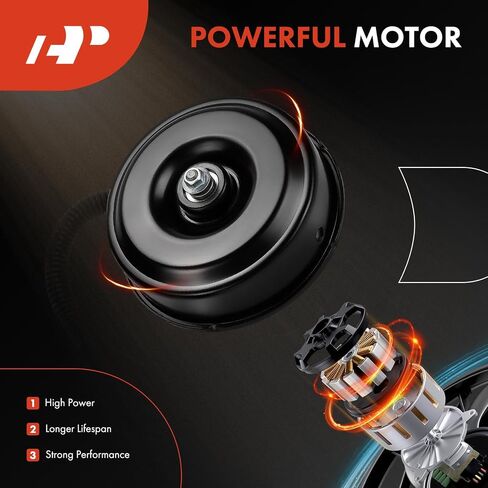 A-Premium A/C Condenser Fan Motor Compatible with Honda CR-V 1997-1998 2.0L, Accord 1990-1997 2.2L, Prelude 1992-1998 & Acura CL 1997, Integra 1994-2001 in Saudi Arabia