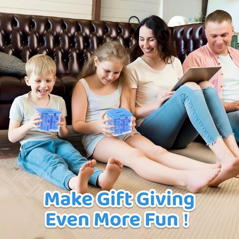 Money Maze Puzzle Boxes Blue, Money Gift Boxes for Cash Pop Up, Money Puzzle Box for Cash Gift Kids Adults in Kuwait