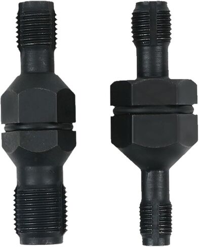 2PCS Spark Plug Thread Chaser Tool, Double-Ended Insert Tap Repair Tool with M10 x 1.0/M12 x 1.25 M14 x 1.5/M18 x 1.5, High Carbon Steel Spark Plug Rethread Kit (Type A/B) in Saudi Arabia